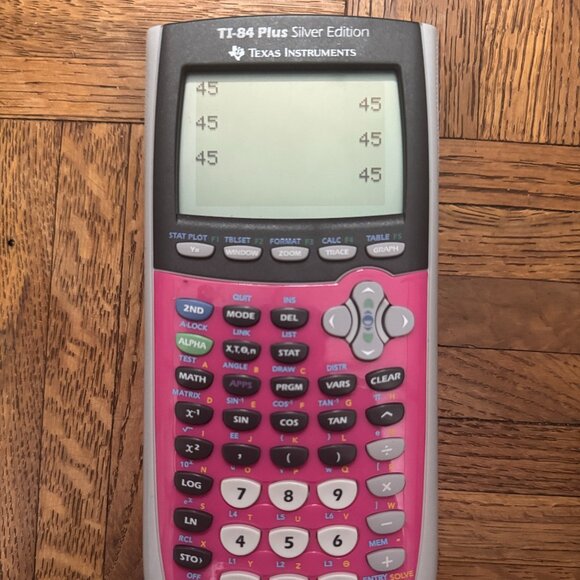 Other - TI-84 Plus Graphing Calculator -Pink Faceplate + Free AAA + Slide Case